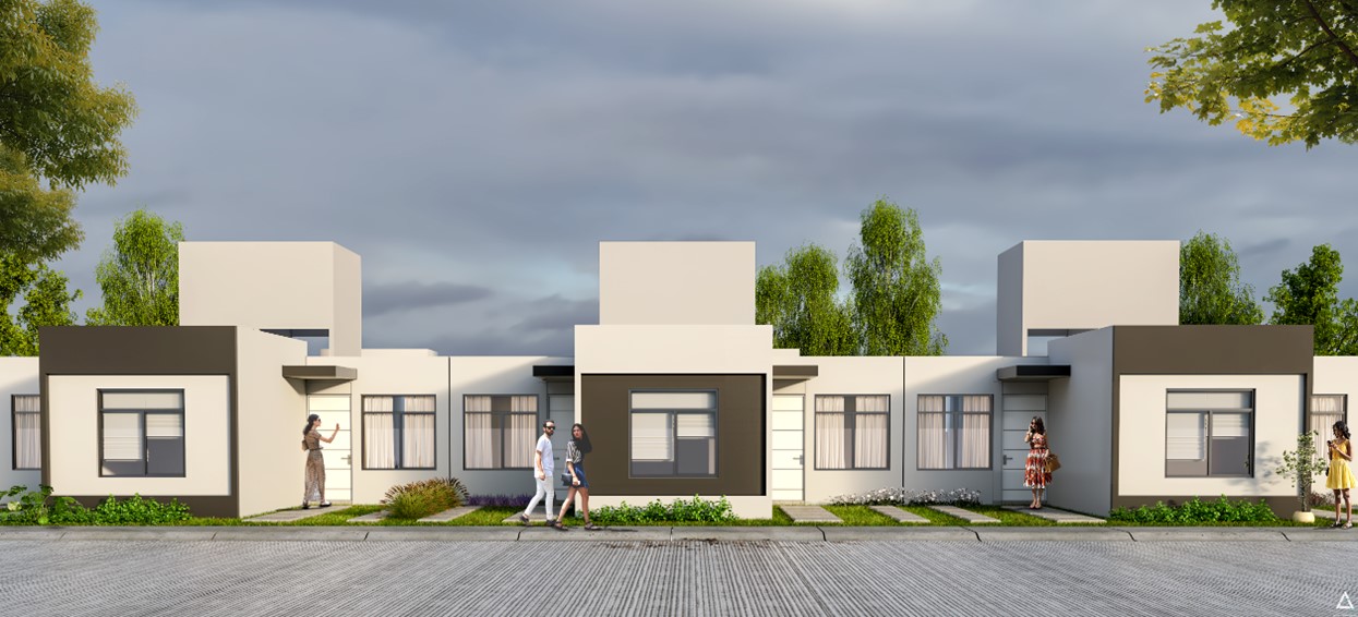 FACHADAS DE CASAS DE INFONAVIT Hogares Herso Bienvenido a casa