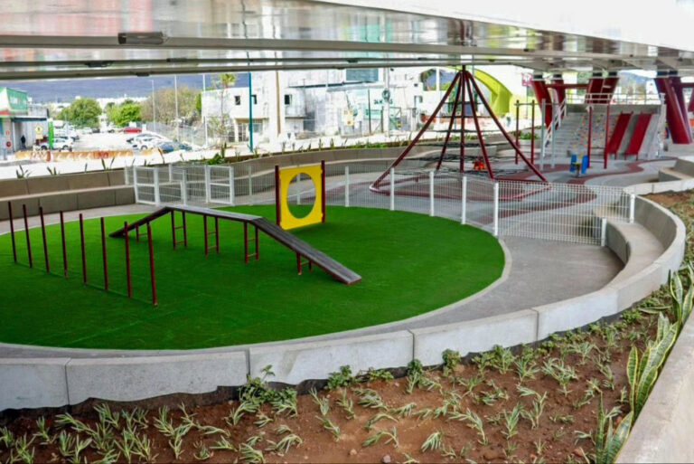 Atracciones como el skatepark y el parque canino buscan mejorar el entorno social de la zona.