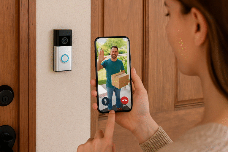 ¿Quieres saber quién toca la puerta incluso cuando no estás en casa?